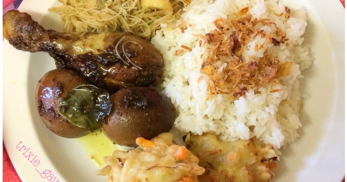  Nasi uduk sambal kacang 4 resep Cookpad