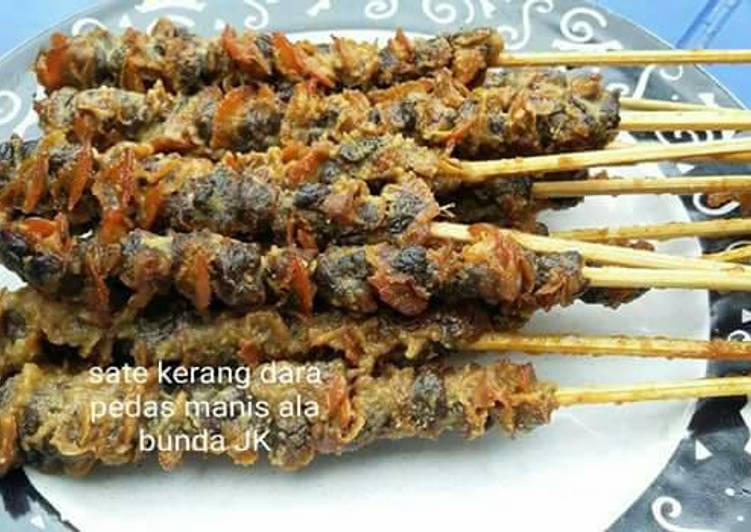 resep makanan Sate kerang dara pedas manis ala bunda JK