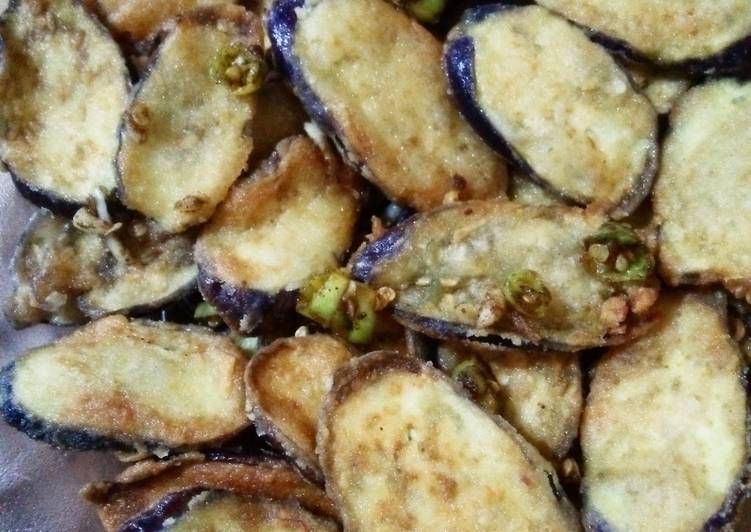 Resep Terong crispy cabe garam