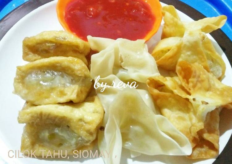 gambar untuk resep makanan Siomay tahu goreng isi cilok sayur