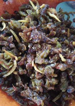 Orek-orek Pare Balado (tidak pahit)Â  dan gurih