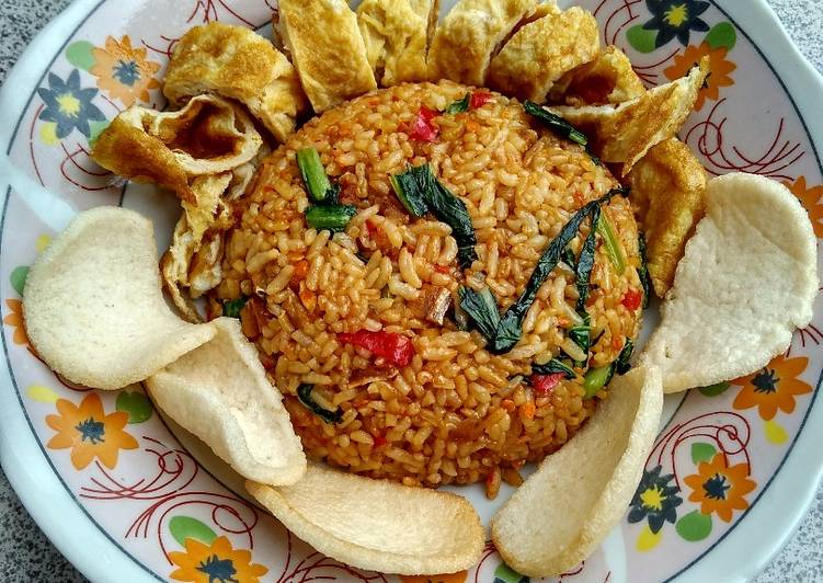 Resep nasi goreng ikan asin jambal pedas Oleh QeyQey