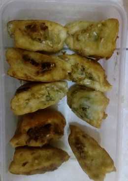 Tahu isi sayuran pedas ala anak kost