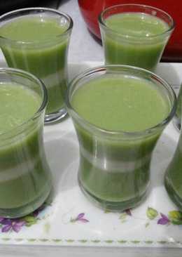 Puding green tea lapis vla