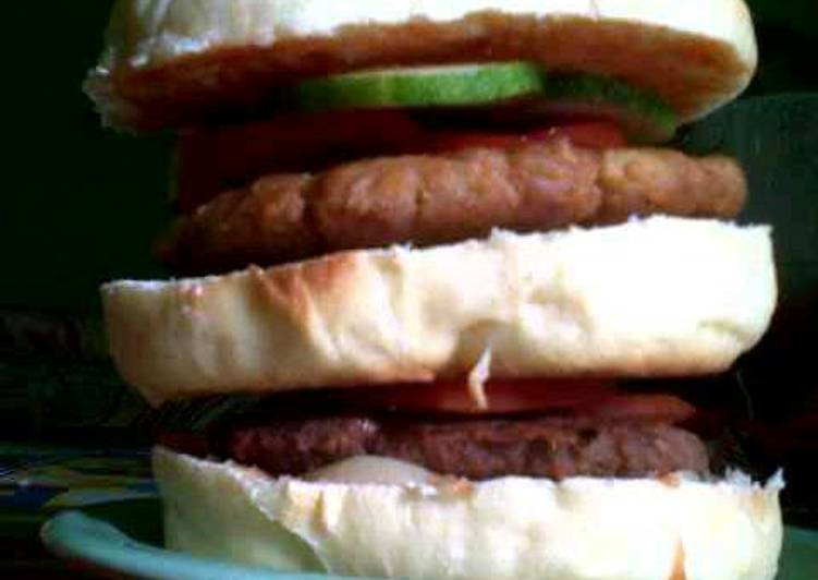 resep Homemade Burger Tempe Enak Mudah dan Cepat