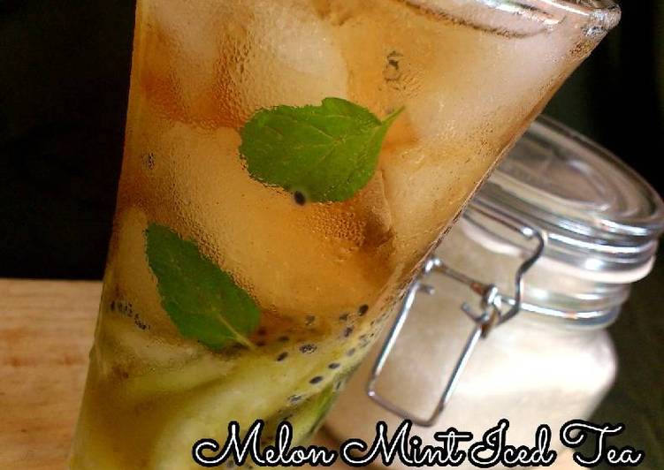 Resep Melon Mint Iced Tea Karya Amanda Zafira