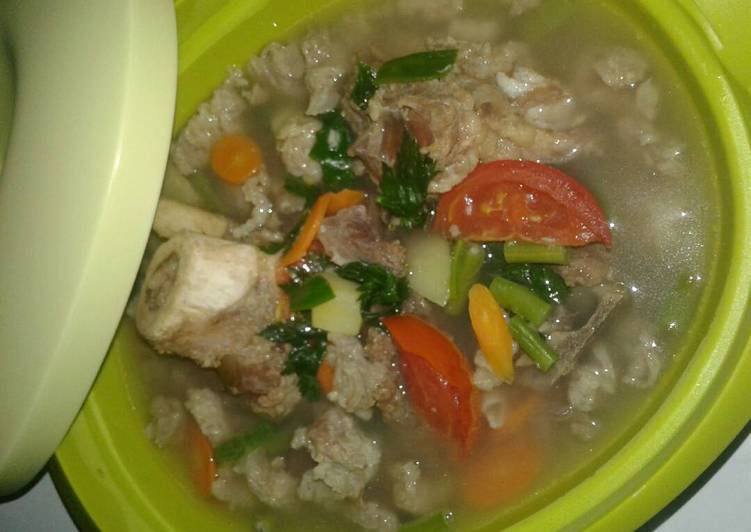 resep Sop Tulang Sapi & Tetelan