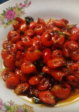 Udang Sambal Pedas Manis ala Ceu Kemoh