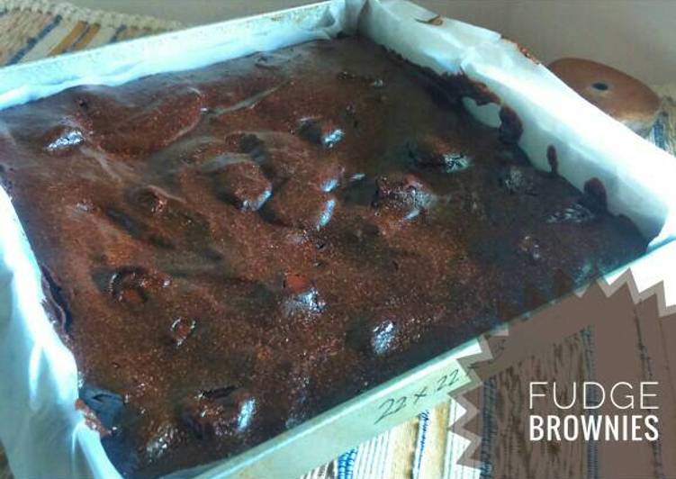 bahan dan cara membuat Fudge brownies #ketopad