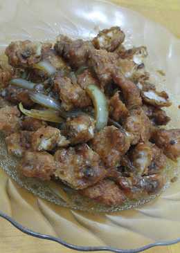 Ayam fillet lada hitam