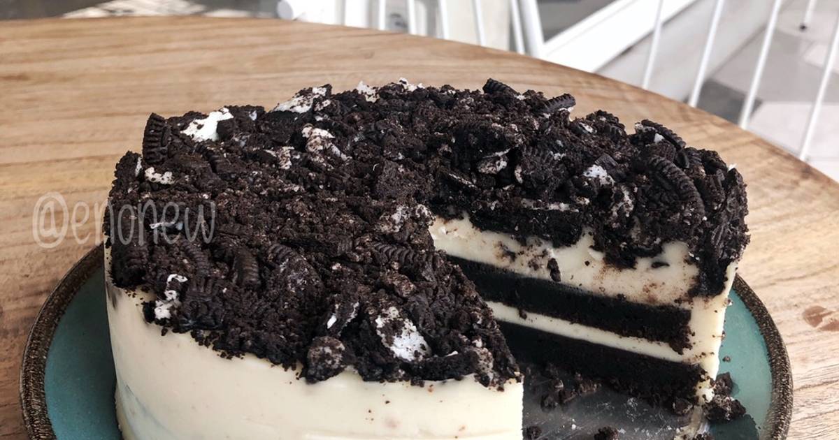 349 resep  oreo cheesecake tanpa  tepung  maizena  enak dan 