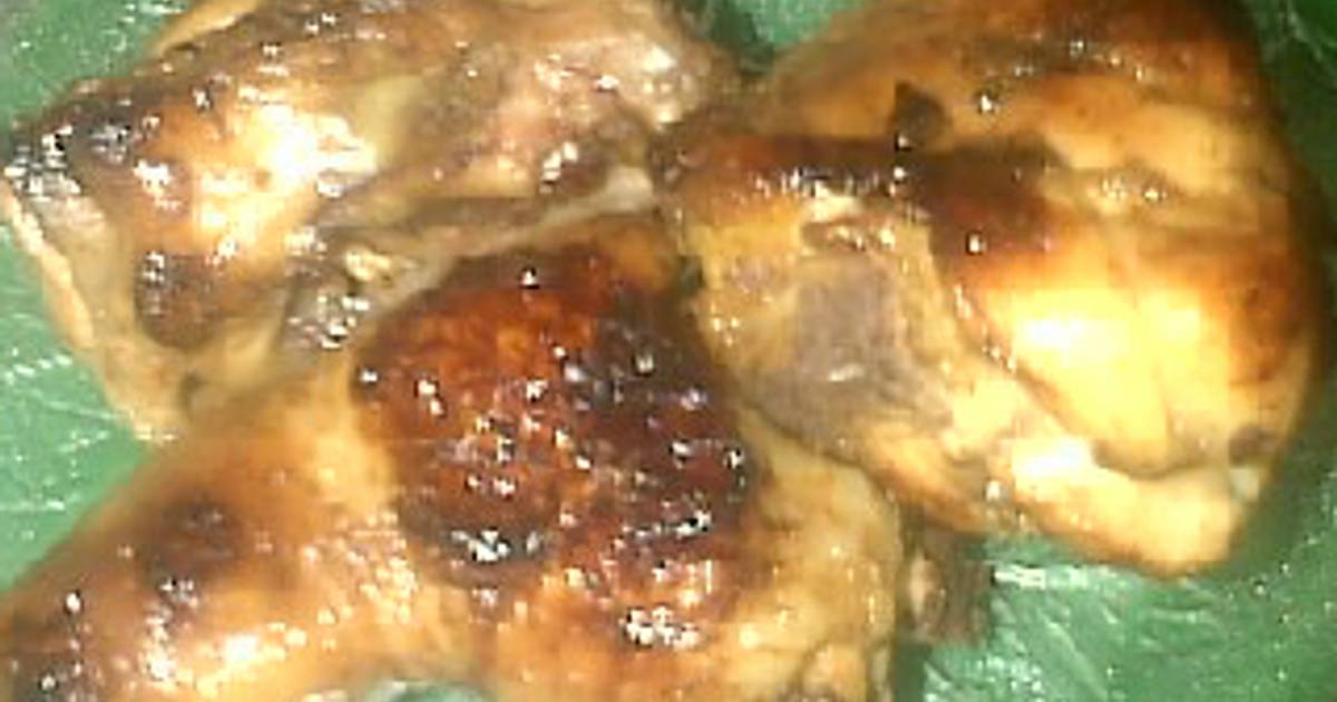 Resep Ayam bakar teplon ekspres ala Lia Fairish MeLody