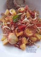 Sambal goreng teri telur puyuh tauge kentang #pr_wantuteri