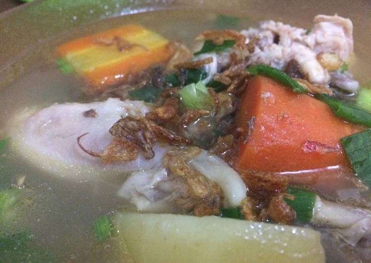 resep masakan Sop Ayam Kampung