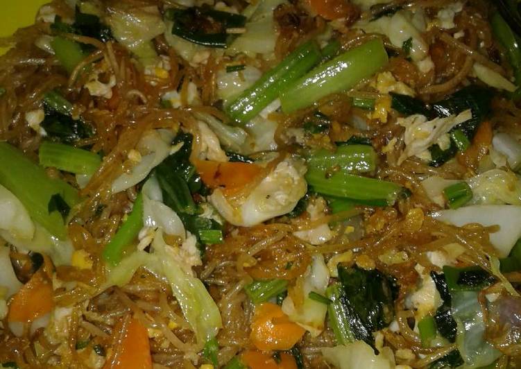 resep makanan Tumis mie letek sayuran