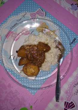 Semur telur tahu kentang