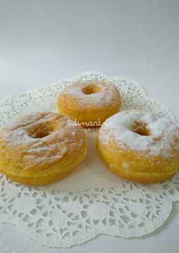 Donat Labu Kuning Empuk, Padet, Makan 1 Kenyang Banget