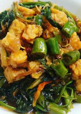 Tumis Kangkung Tempe Teri