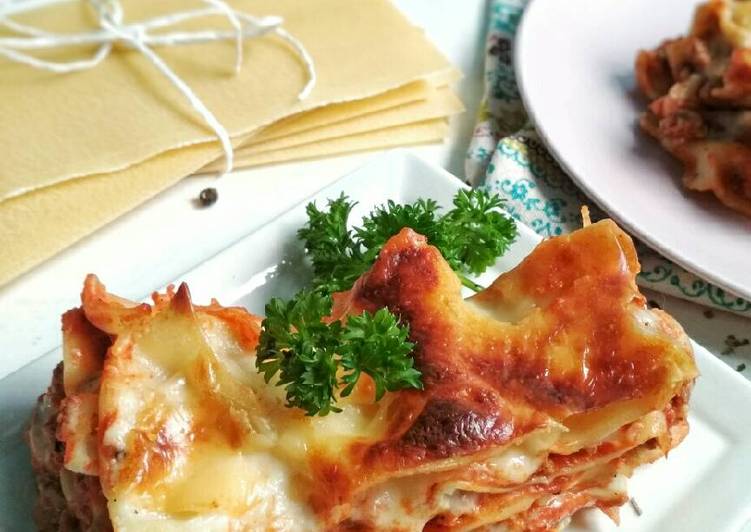 gambar untuk resep Beef Lasagna (tanpa direbus)