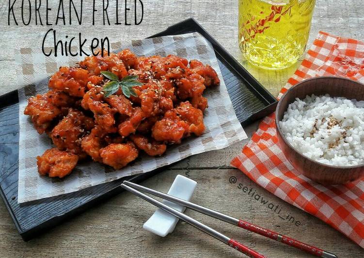 gambar untuk resep Korean Fried Chicken