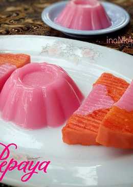 Puding pepaya (#cookpadpeduli #kankerpayudara)