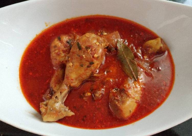 resep lengkap untuk Gulai Ayam Merah