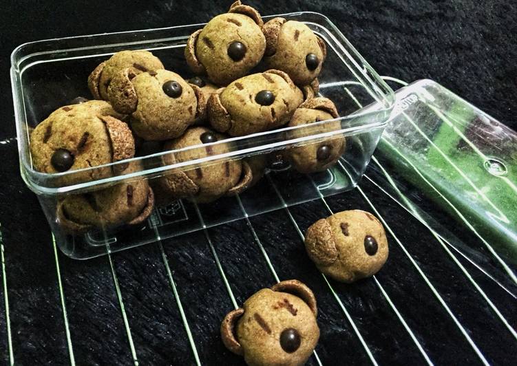 gambar untuk cara membuat Milo doggies cookies