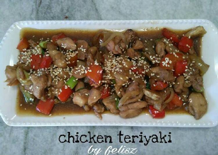 resep lengkap untuk Chicken Teriyaki