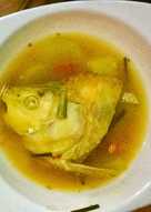 Sayur asem kuning kepala tombro
