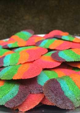 Lidah kucing rainbow