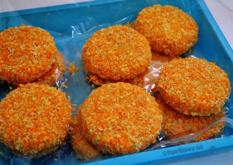 Resep Patty Ayam-Wortel Untuk Isian Burger - Wardat El Ouyun