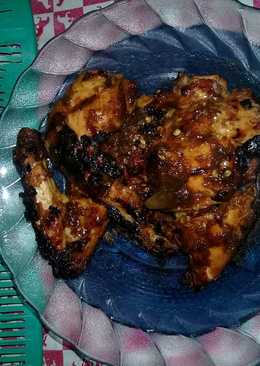 Ayam bakar kecap (pedas)