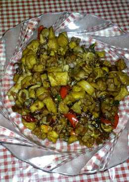 Oseng cumi tahu tempe