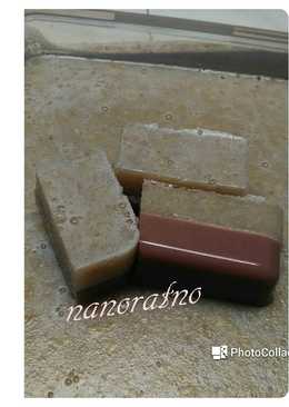 Puding pisang coklat