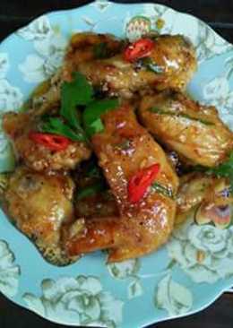 Sayap Ayam saus lemon