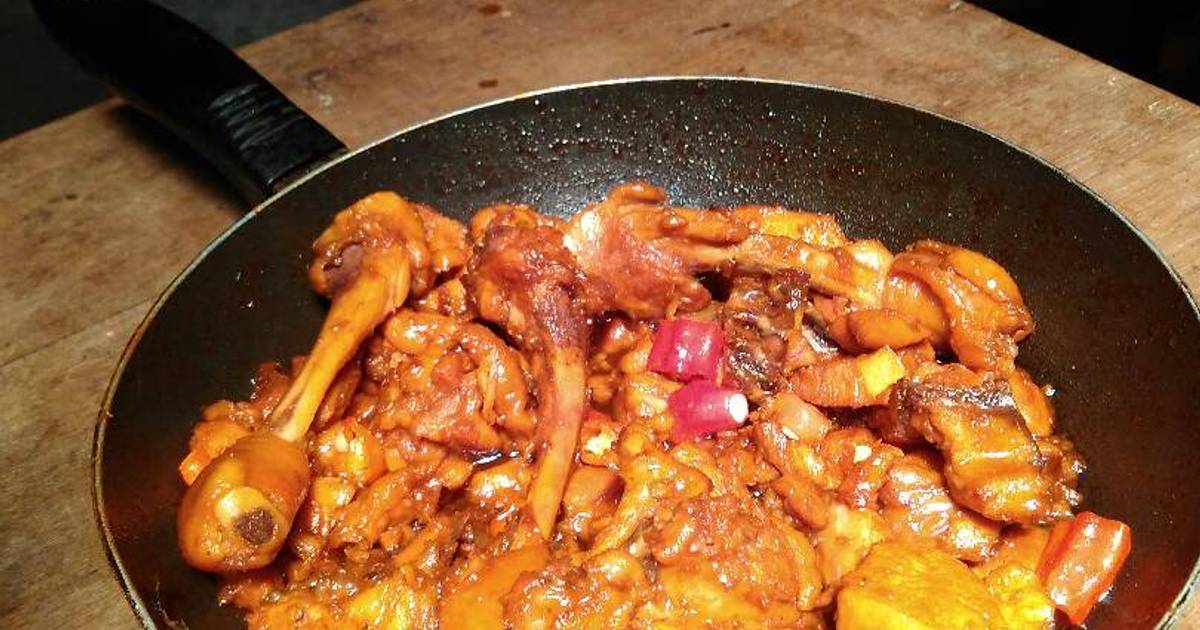 Resep Ayam Bumbu Sate ala Herlina Kusumawati