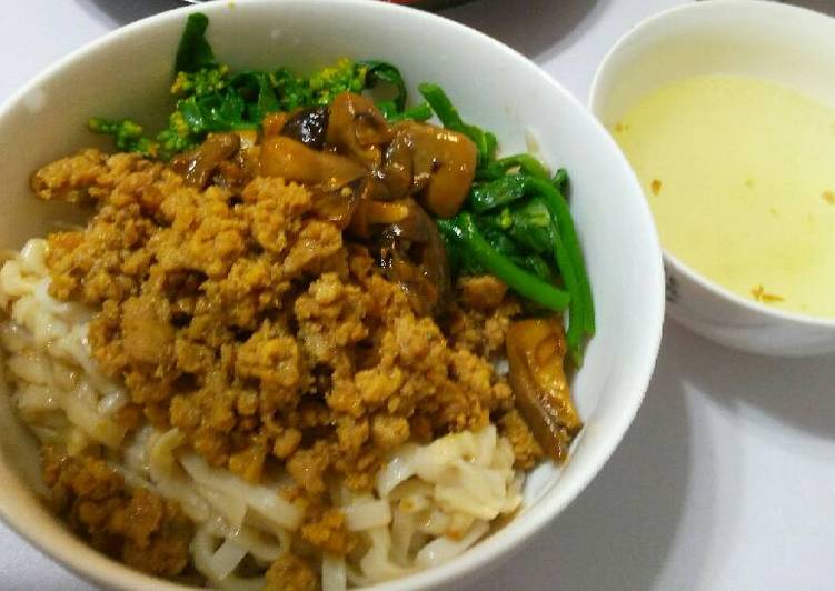 Resep Bakmi jamur babi oleh Vileen's Kitchen - Cookpad