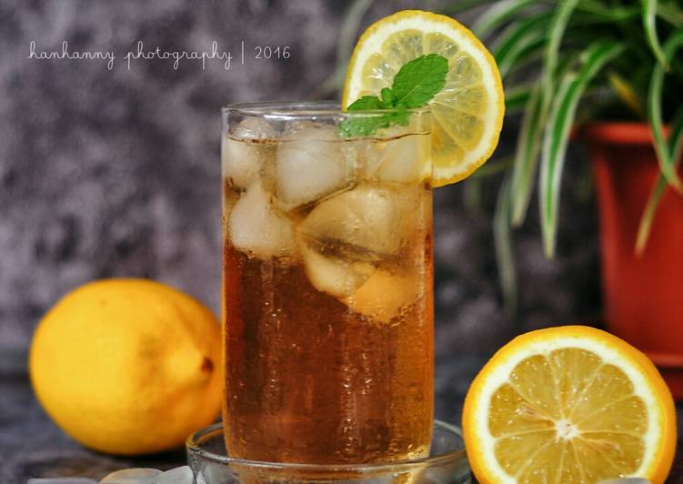 resep makanan Es Teh Lemon