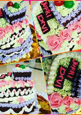 Bahan menghias bolu simpel