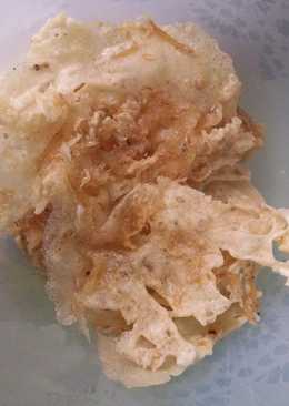 Gorengan teri Peyek ikan teri tepung ketan