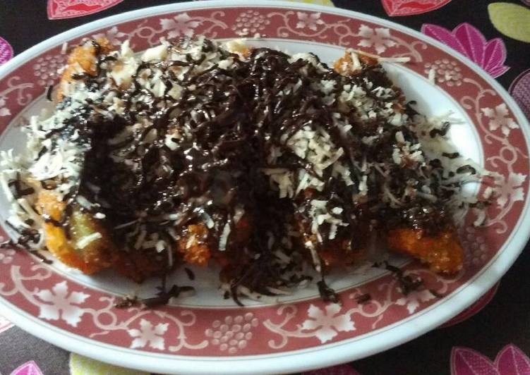 resep makanan Pisang nugget coklat maknyus????