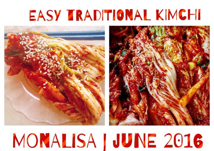 resep Easy Traditional Kimchi (korean side dish)