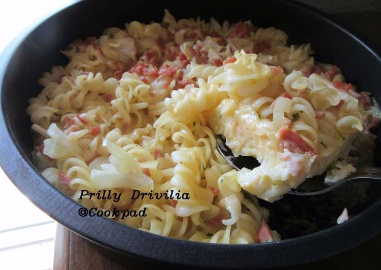 resep lengkap untuk Macaroni Schotel Kukus