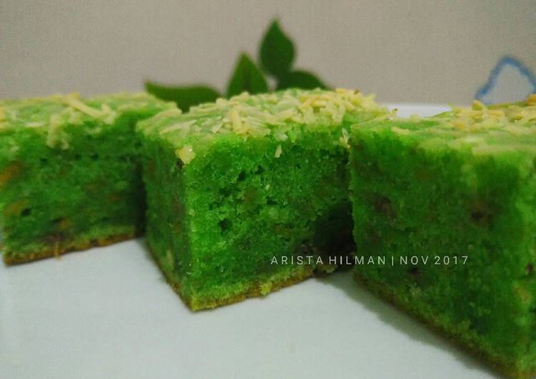 resep Cake Pisang Pandan Keju