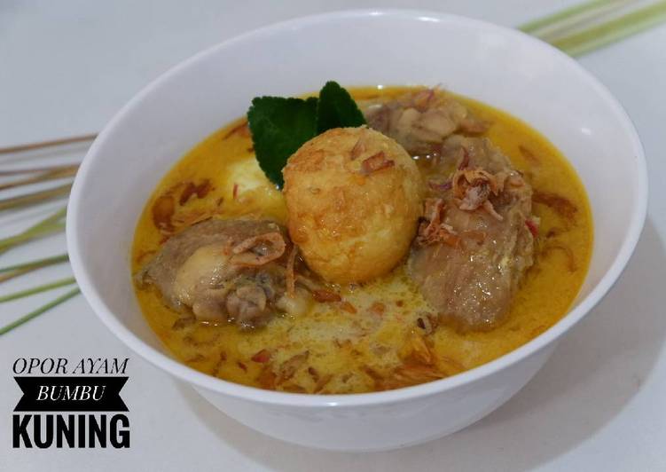 Resep Opor Ayam Bumbu Kuning - Agnes Intan Noventia