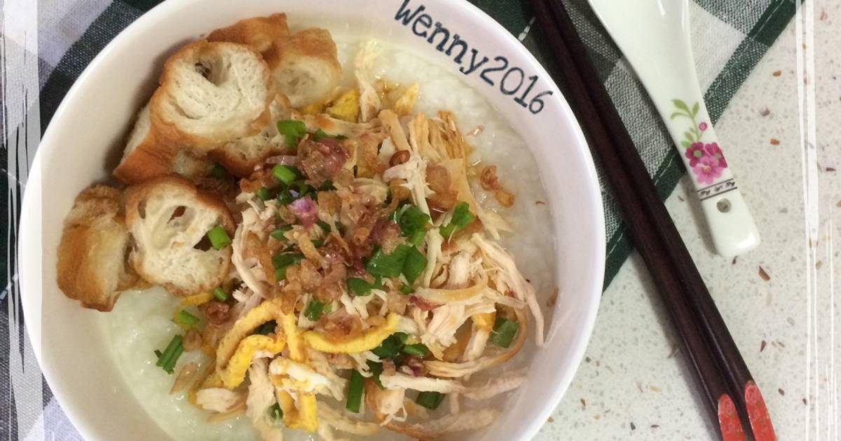 Resep Bubur ayam praktis ala Wenny Kho