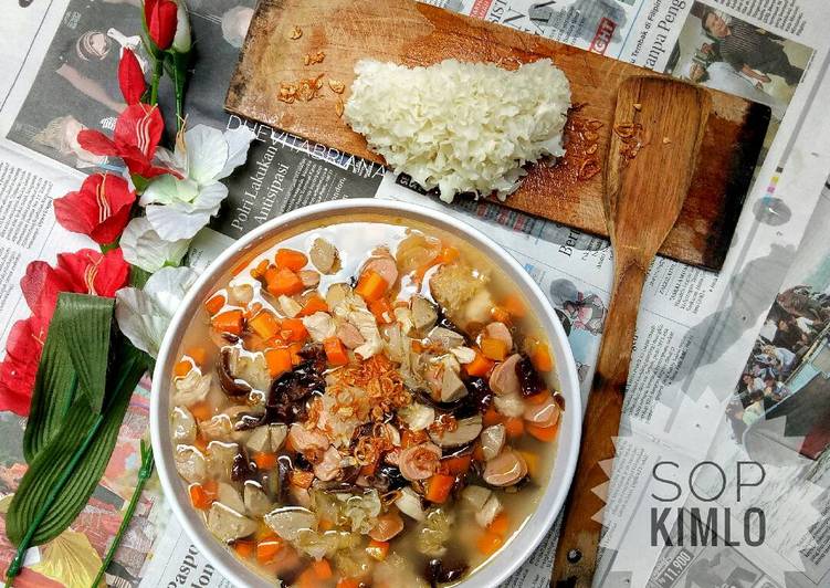 bahan dan cara membuat Sop Kimlo (Kimlo Soup)