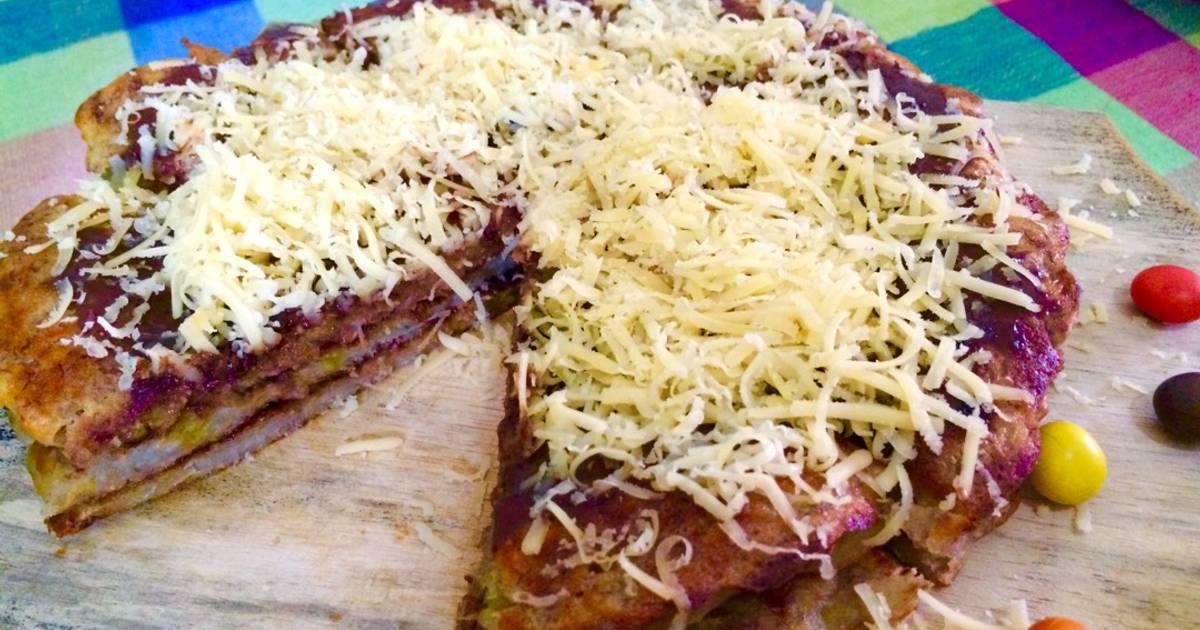 Resep Pisang Lempeng Nutrijel Topping Cokelat Keju oleh Resep Pisang Lempeng Nutrijel Topping Cokelat Keju oleh