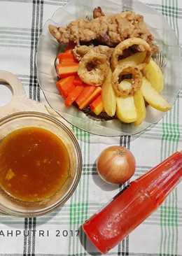 Steak daging sapi rumahan