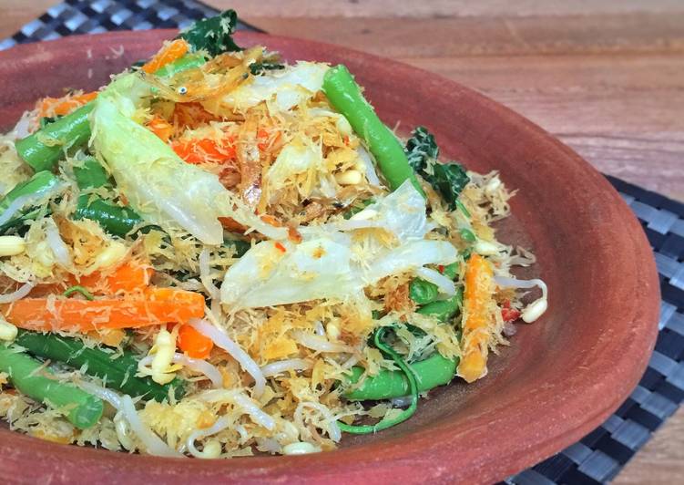 resep Urap Sayuran Bumbu Teri